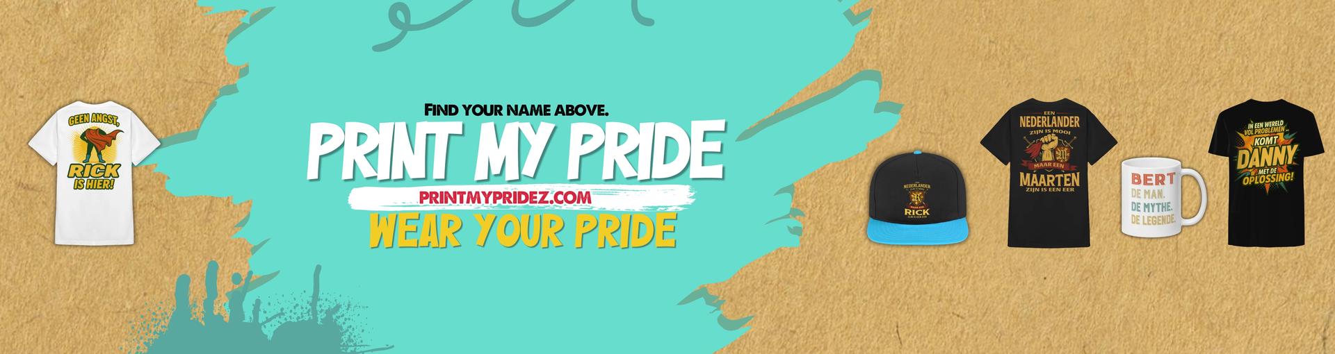 Banner for Print My Pride